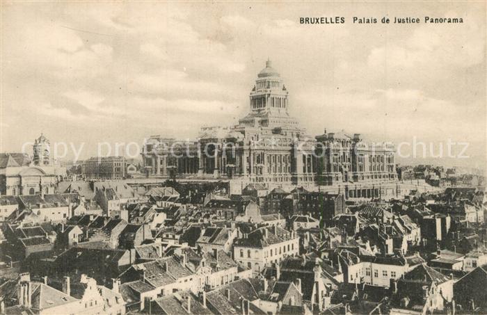 Bruxelles Bruessel Panorama de la ville Palais de Justice