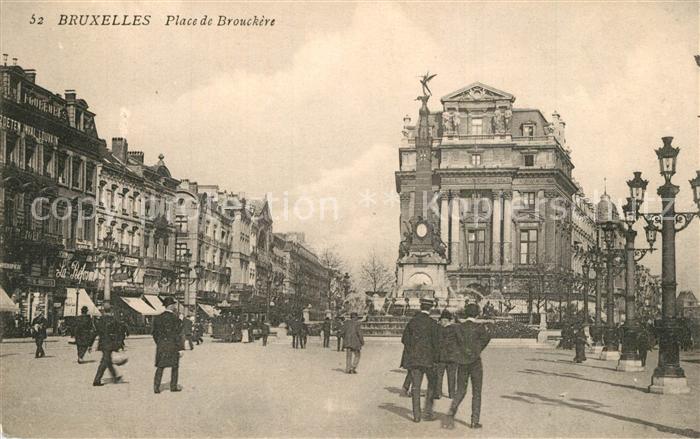 Bruxelles Bruessel Place de Brouckère Monument Anspach