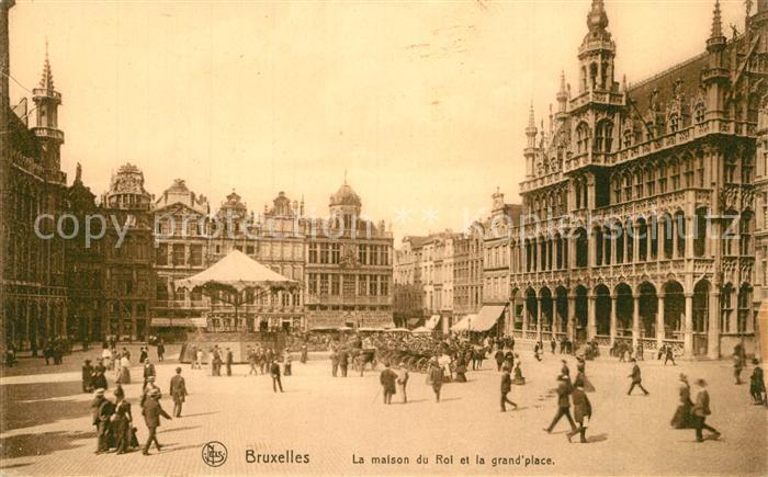 Bruxelles Bruessel Maison du Roi et la Grande Place Serie Bruxelles No. 222