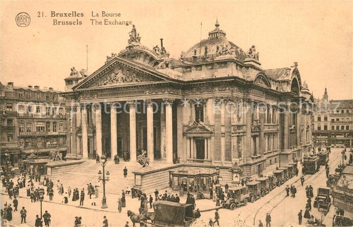 Bruxelles Bruessel La Bourse Boerse