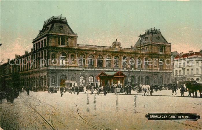 Bruxelles Bruessel Gare du Nord Bahnhof