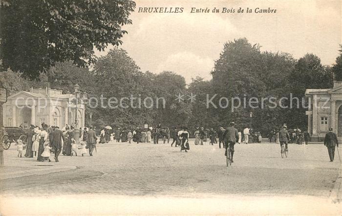 Bruxelles Bruessel Entrée du Bois de la Cambre