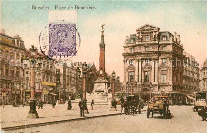 Bruxelles Bruessel Place de Brouckère Monument Anspach