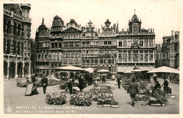 Bruxelles Bruessel Grande Place Marktplatz