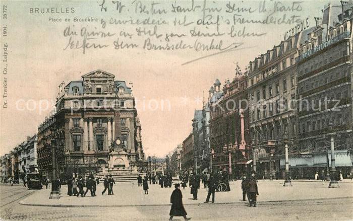 Bruxelles Bruessel Place de Brouckère Monument Anspach