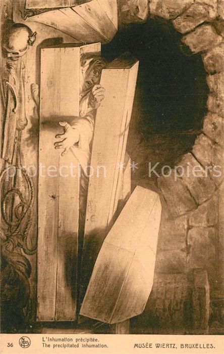 Bruxelles Bruessel Musee Wiertz Inhumation Precipitée