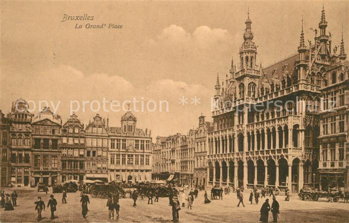 Bruxelles Bruessel Grand Place Marktplatz