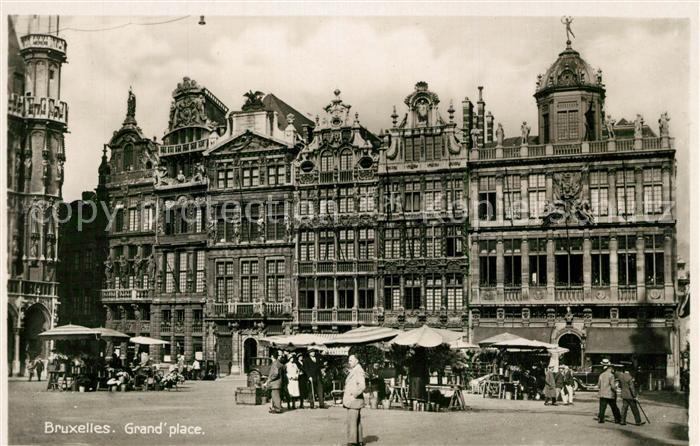 Bruxelles Bruessel Grande Place Marktplatz