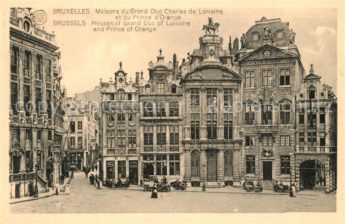 Bruxelles Bruessel Maisons du Grand Duc Charles de Lorraine et du Prince d Orang