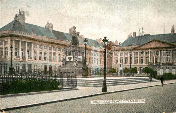 Bruxelles Bruessel Place des Martyres Monument