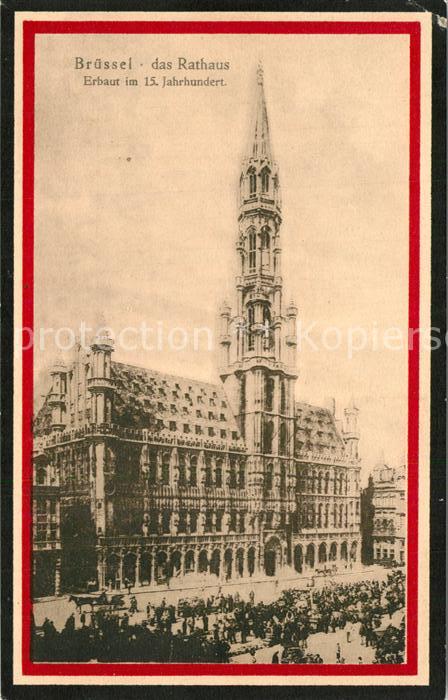Bruessel Bruxelles Rathaus 15. Jhdt. Hotel de Ville