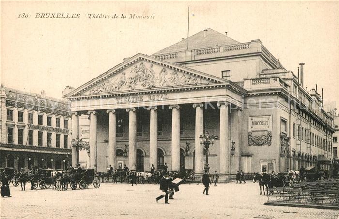 Bruxelles Bruessel Theatre de la Monnai