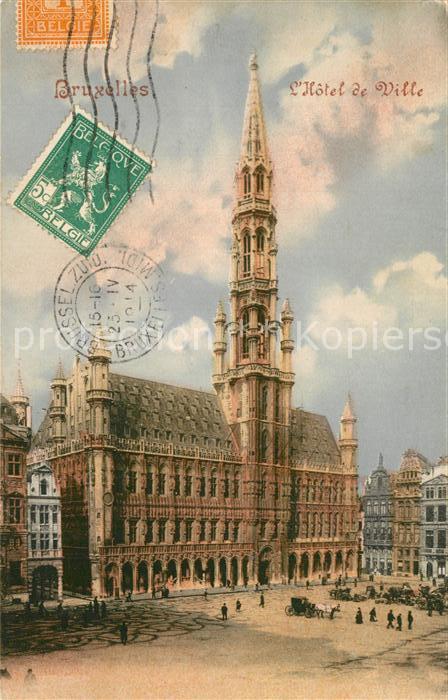 Bruxelles Bruessel Hotel de Ville