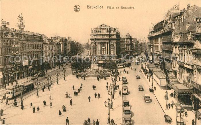 Bruxelles Bruessel Place de Brouckère Monument Anspach Serie 1 No. 102