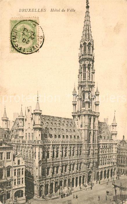 Bruxelles Bruessel Hotel de Ville