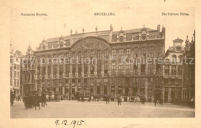 Bruxelles Bruessel Ancienne Bourse Boerse