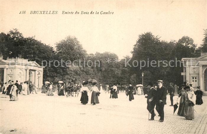 Bruxelles Bruessel Entrée du Bois de la Cambre