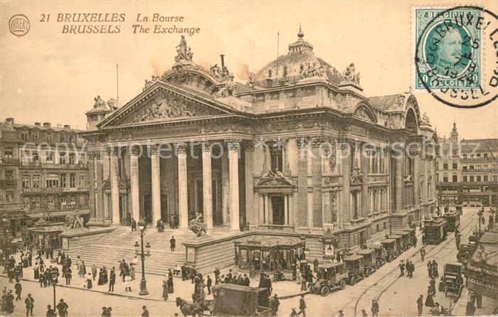 Bruxelles Bruessel La Bourse Boerse
