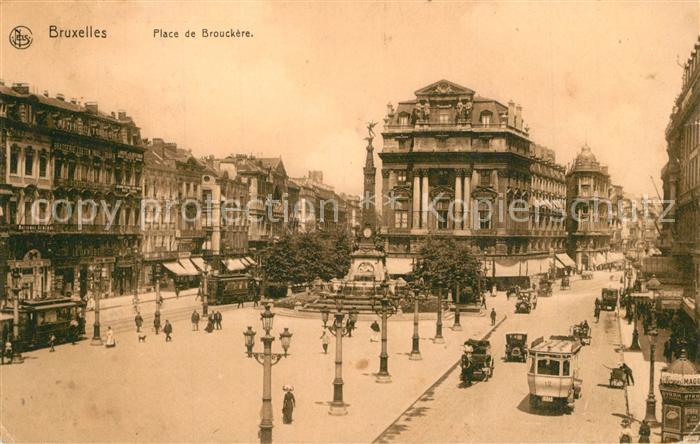 Bruxelles Bruessel Place de Brouckère Monument Anspach Serie Bruxelles No. 109