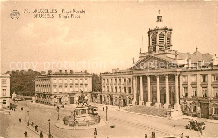 Bruxelles Bruessel Place Royale Monument