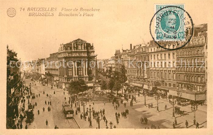 Bruxelles Bruessel Place de Brouckère Monument Anspach