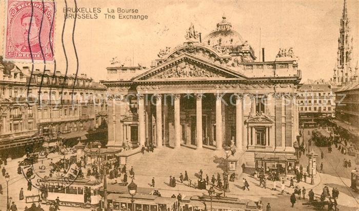 Bruxelles Bruessel La Bourse Boerse