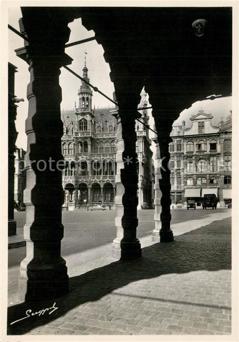 Bruxelles Bruessel Grande Place Marktplatz Arkaden
