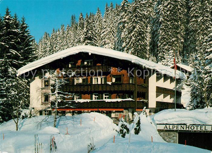 Gargellen Vorarlberg Alpenhotel Heimspitze im Montafon Winterlandschaft