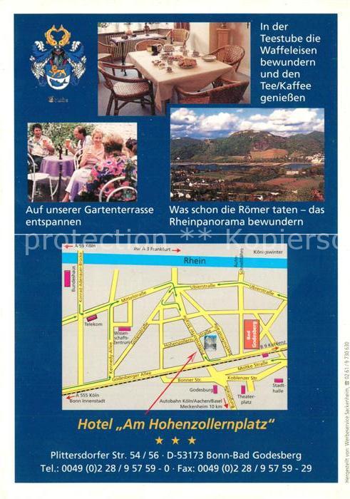 Bad Godesberg Hotel Am Hohenzollernplatz Teestube Gartenterrasse Landschaftspano