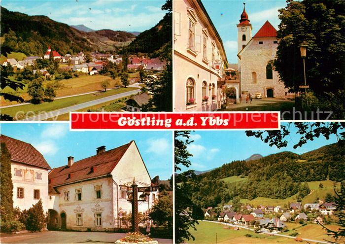 Goestling Ybbs Sommerfrische Panorama Ortsmotive mit Kirche
