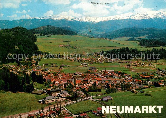 Neumarkt Steiermark Hoehenluftkurort Alpen Fliegeraufnahme