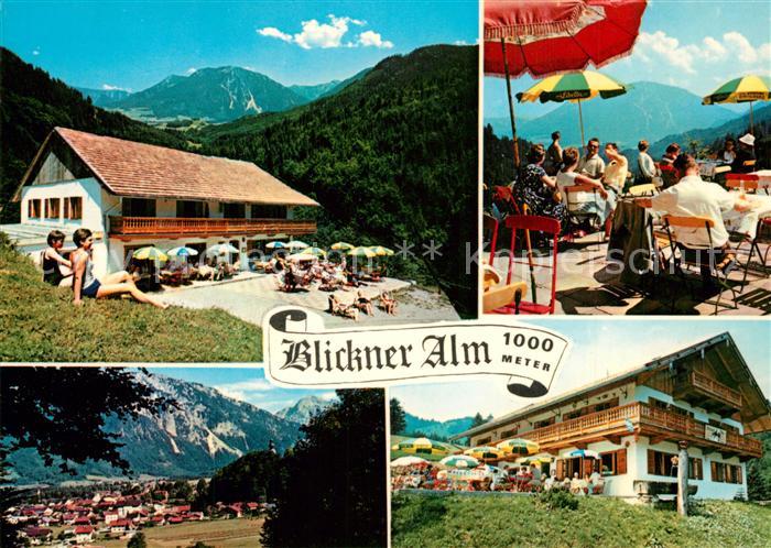 Ruhpolding Blickner Alm Berggasthof Alpenpanorama