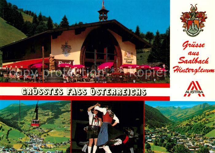 Saalbach-Hinterglemm Saalbacher Fass Gaststaette Restaurant Volkstanz Trachten W