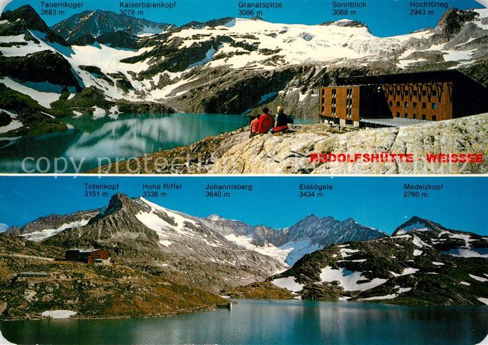 Uttendorf Salzburg Alpinzentrum Hohe Tauern Rudolfshuette Weissee Gebirgspanoram