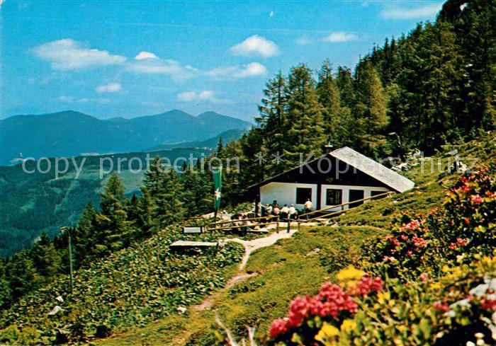 Abtenau Gsengalm Jausenstation Landschaftspanorama Alpen