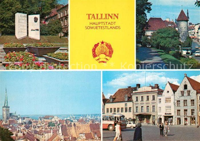 Tallinn Vilde Denkmal Altstadt Hauptstadt Sowjetestlands