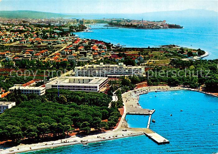 Zadar Zadra Zara Hotel Borik Ferienanlage Badestrand Fliegeraufnahme