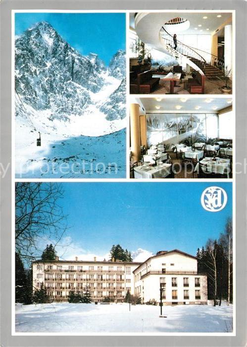 Tatranska Lomnica Zotavovna Druzba Lomnicky stit Vysoke Tatry Berghotel Hohe Tat
