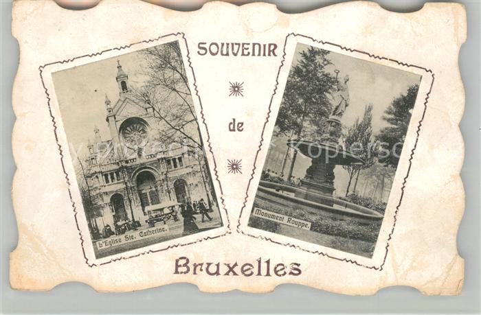 Bruxelles Bruessel Eglise Sainte Catherine Monument Rouppe