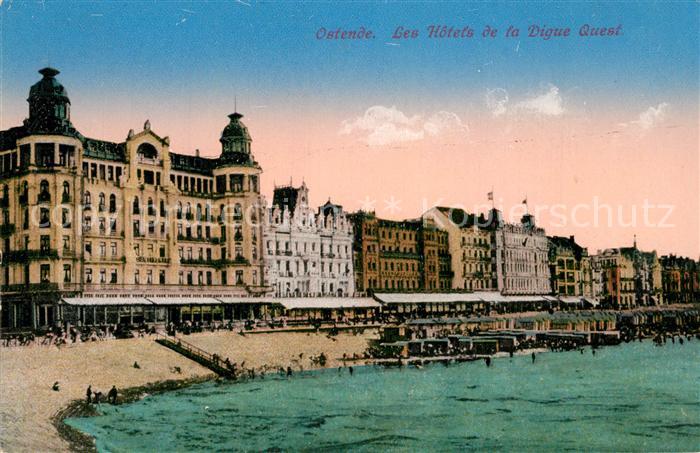 Ostende Oostende Les Hotels de la Digue Ouest