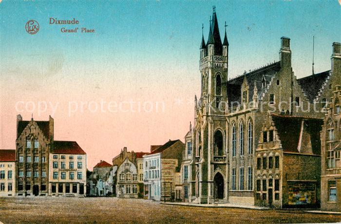 Dixmude Grande Place Marktplatz