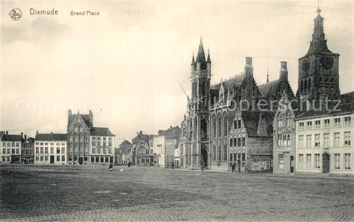 Dixmude Grande Place Marktplatz
