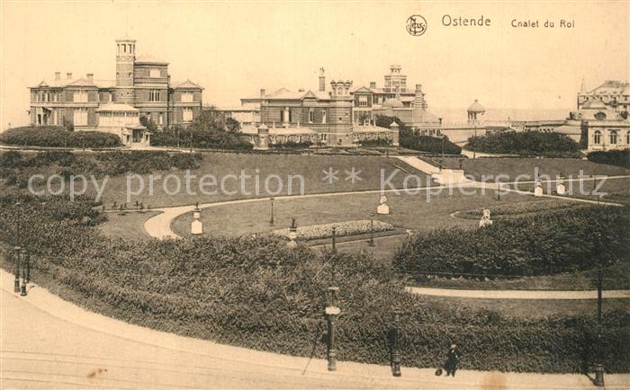 Ostende Oostende Chalet du Roi et jardin