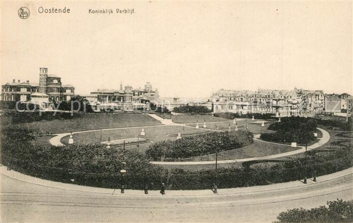 Oostende Ostende Koninklijk Verblijf Palais du Roi et jardin