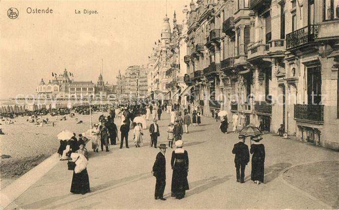 Ostende Oostende La Digue et la plage