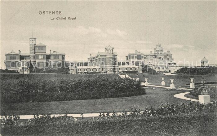 Ostende Oostende Chalet Royal et jardin