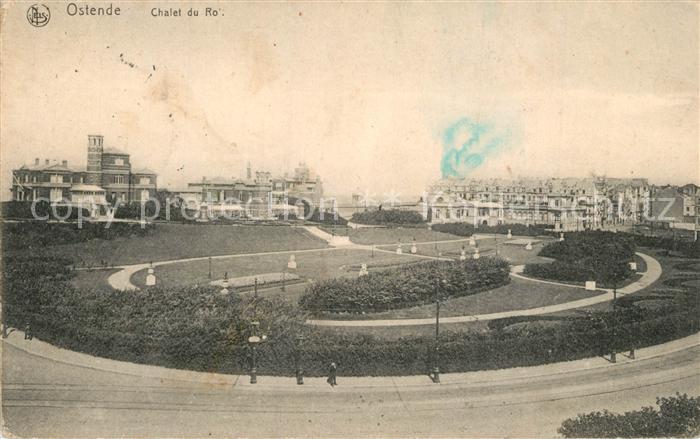Ostende Oostende Chalet du Roi et jardin