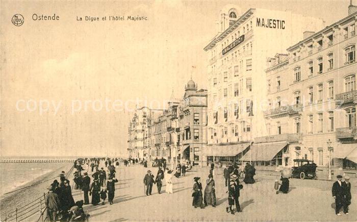 Ostende Oostende La Digue et Hotel Majestic