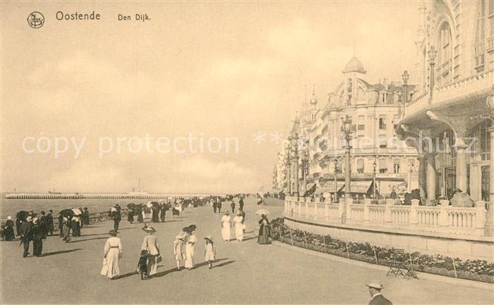 Ostende Oostende Den Dijk La Digue et les Hotels