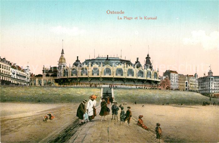 Ostende Oostende La Plage et le Kursaal